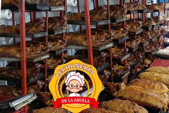 Lechona tolimense aut&eacute;ntica de Lechoner&iacute;a de la Abuela